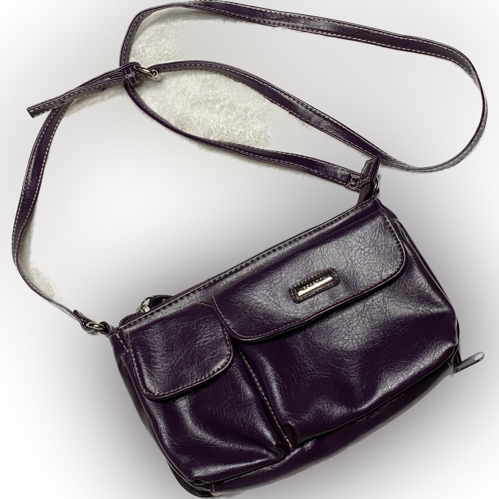 purple crossbody bag